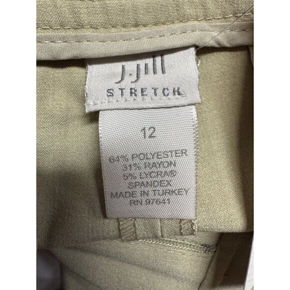 J. Jill Womens Stretch Khaki Straight-Leg Pants Size 12 - Picture 4 of 16